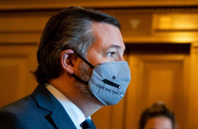 Fully Vaccinated Sen. Cruz will no longer wear mask at Capitol.  Liberals Freak.