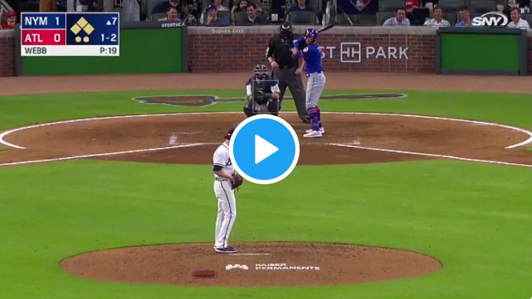 Mets Player Takes Fastball to the Face.