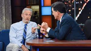 Vid: Jon Stewart Drops Shocking Truth  Bomb on Naive Colbert. Says Wuhan Lab Created Covid.