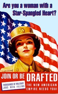 Disgusting. Senate Democrats propose requiring women to register for military draft