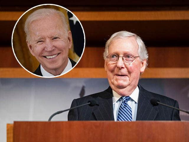 Of course he does. Mitch McConnell Praises Joe Biden for Successful Infrastructure Deal