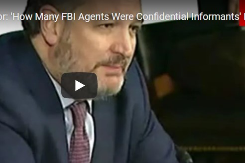 Watch — Ted Cruz Demands Answers About FBI Involvement January 6th — FBI Stonewalls