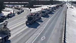 Canadian Leftists scatter nails all over the highway to stop Freedom Convoy…